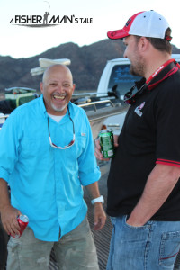Captain Jesse and me having a laugh at the end of the day