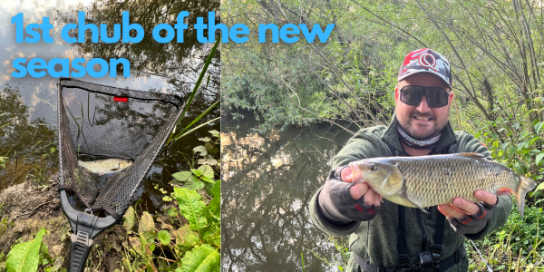 Opening Day of Lure Fishing on UK Rivers 2023 - The first chub of the new season 
